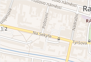 Poštovní v obci Rakovník - mapa ulice