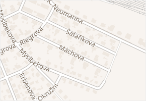 Šafaříkova v obci Rakovník - mapa ulice