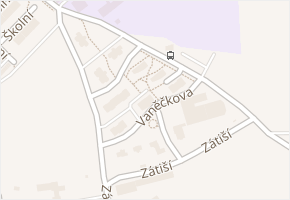 Vaněčkova v obci Rakovník - mapa ulice