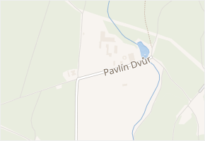 Pavlín Dvůr v obci Ralsko - mapa ulice