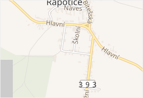 K Sokolovně v obci Rapotice - mapa ulice