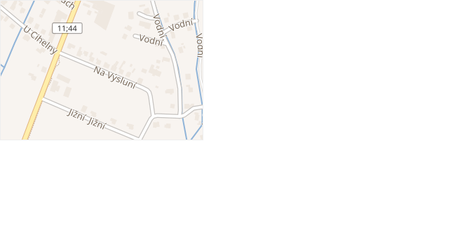Na Výsluní v obci Rapotín - mapa ulice