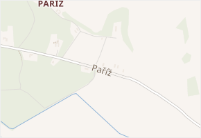 Paříž v obci Rapšach - mapa ulice