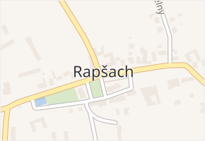 Rapšach v obci Rapšach - mapa části obce