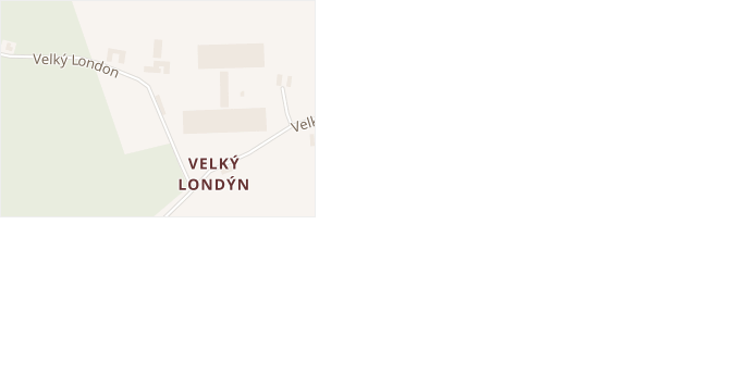 Velký London v obci Rapšach - mapa ulice
