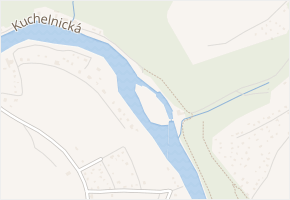 Kuchelnická v obci Rataje nad Sázavou - mapa ulice