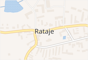 Rataje v obci Rataje - mapa části obce