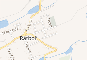 Hřbitovní v obci Ratboř - mapa ulice