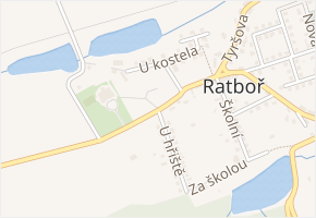 Komenského v obci Ratboř - mapa ulice