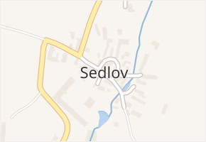 Sedlov v obci Ratboř - mapa části obce