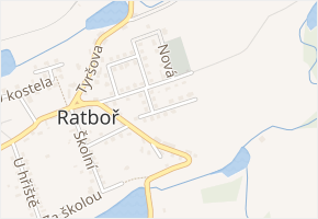 Slunečná v obci Ratboř - mapa ulice
