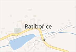 Ratibořice v obci Ratibořské Hory - mapa části obce