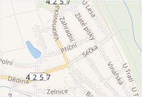 Příční v obci Ratíškovice - mapa ulice
