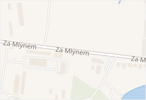 Za Mlýnem v obci Ratíškovice - mapa ulice