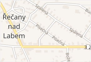 Borecká v obci Řečany nad Labem - mapa ulice