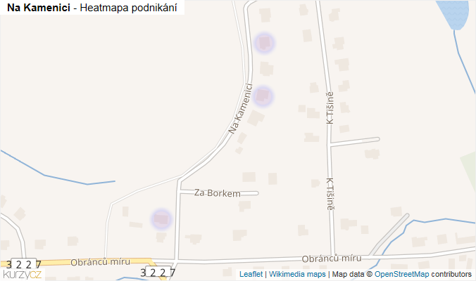 Mapa Na Kamenici - Firmy v ulici.