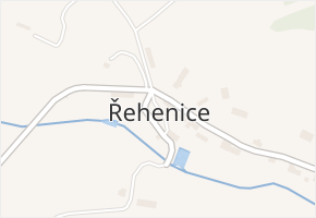 Řehenice v obci Řehenice - mapa části obce
