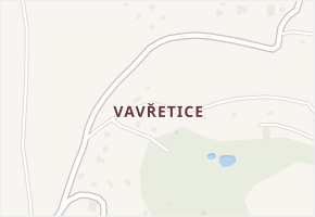 Vavřetice v obci Řehenice - mapa části obce