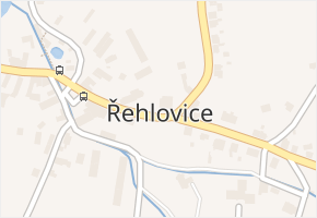 Řehlovice v obci Řehlovice - mapa části obce