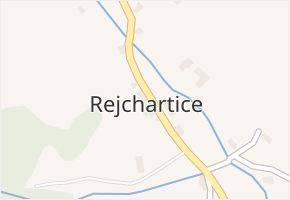Rejchartice v obci Rejchartice - mapa části obce