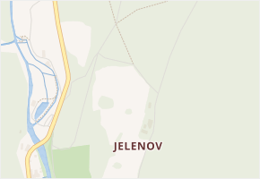 Jelenov v obci Rejštejn - mapa části obce