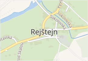 Rejštejn v obci Rejštejn - mapa části obce