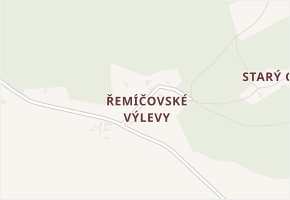 Řemíčovské Výlevy v obci Řemíčov - mapa ulice