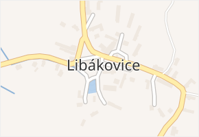 Libákovice v obci Řenče - mapa části obce