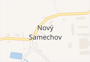 Nový Samechov v obci Řendějov - mapa části obce