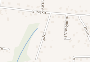 Jižní v obci Řepiště - mapa ulice