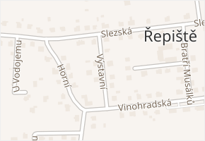 Výstavní v obci Řepiště - mapa ulice