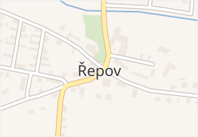Řepov v obci Řepov - mapa části obce