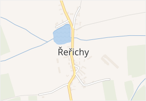 Řeřichy v obci Řeřichy - mapa části obce