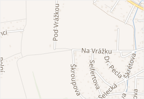 Na Vrážku v obci Řevnice - mapa ulice