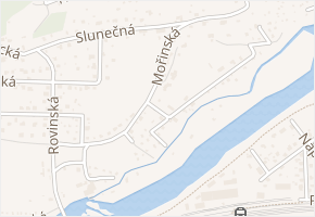 Ostrovní v obci Řevnice - mapa ulice