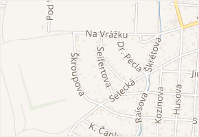 Seifertova v obci Řevnice - mapa ulice