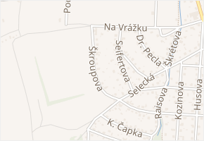 Škroupova v obci Řevnice - mapa ulice