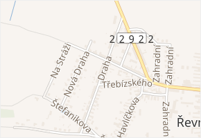Draha v obci Řevničov - mapa ulice
