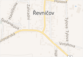 Karlovarská v obci Řevničov - mapa ulice