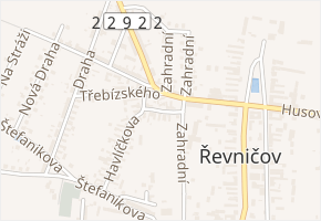 Mánesova v obci Řevničov - mapa ulice