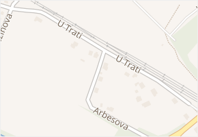 Arbesova v obci Říčany - mapa ulice