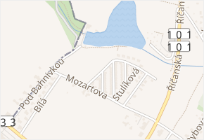 Blatouchová v obci Říčany - mapa ulice