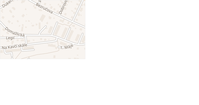 Hybešova v obci Říčany - mapa ulice
