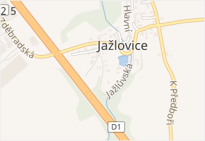 Jažlůvská v obci Říčany - mapa ulice