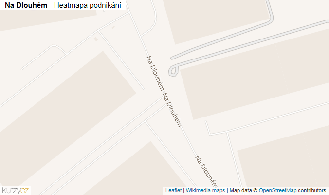 Mapa Na Dlouhém - Firmy v ulici.