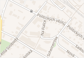 Na Fialce v obci Říčany - mapa ulice