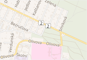 Sovova v obci Říčany - mapa ulice