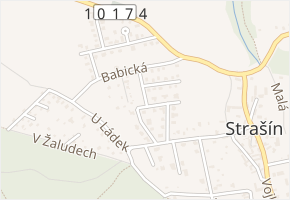 Zvonková v obci Říčany - mapa ulice