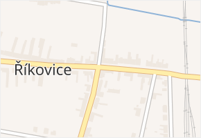Říkovice v obci Říkovice - mapa části obce