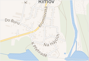 Kladinská v obci Římov - mapa ulice